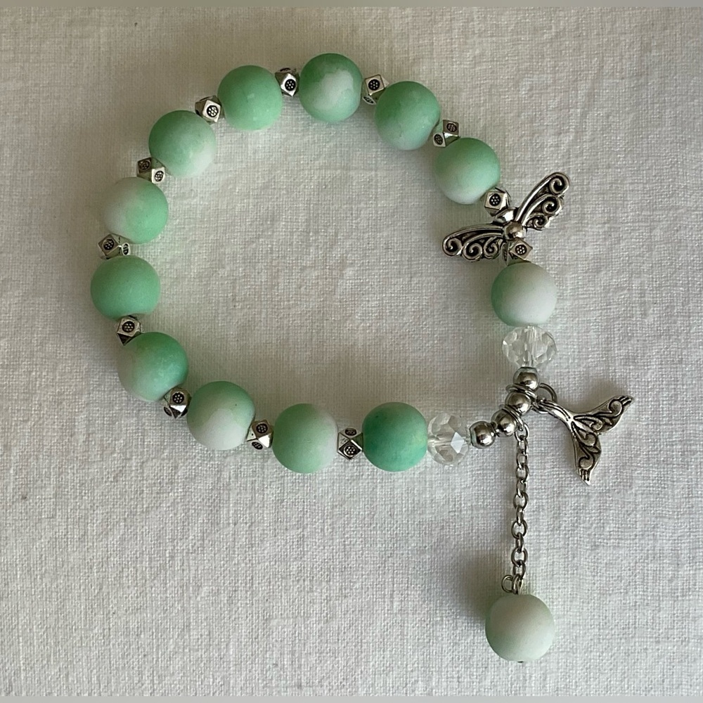 Beaded Bracelet with Charms - Picture 2 of 3
